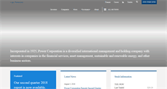 Desktop Screenshot of powercorporation.com